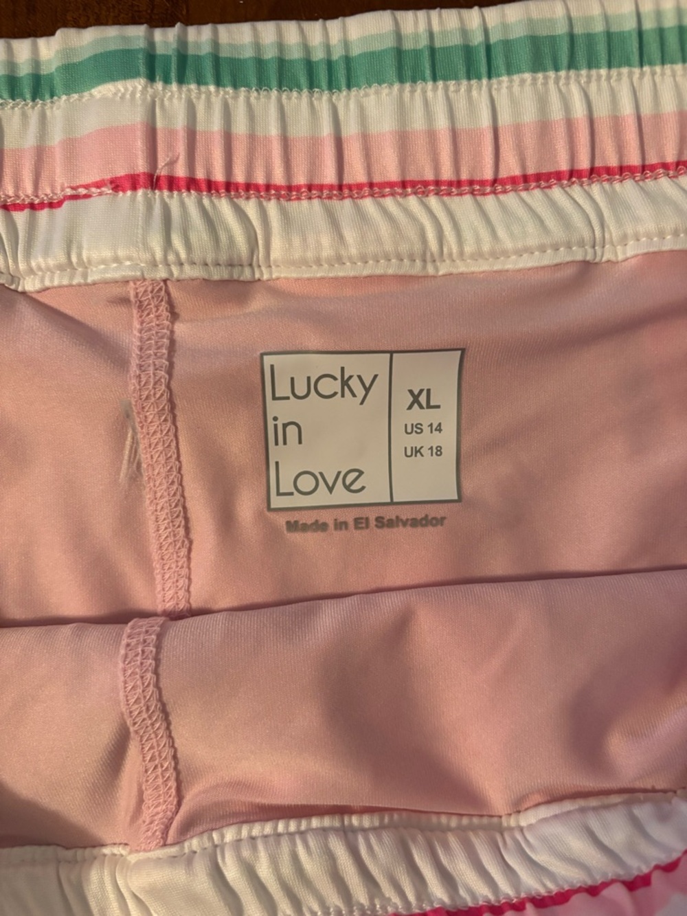 Lucky in Love Graphic Tennis Skort - Picture 4 of 5